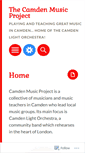 Mobile Screenshot of camdenmusicproject.com